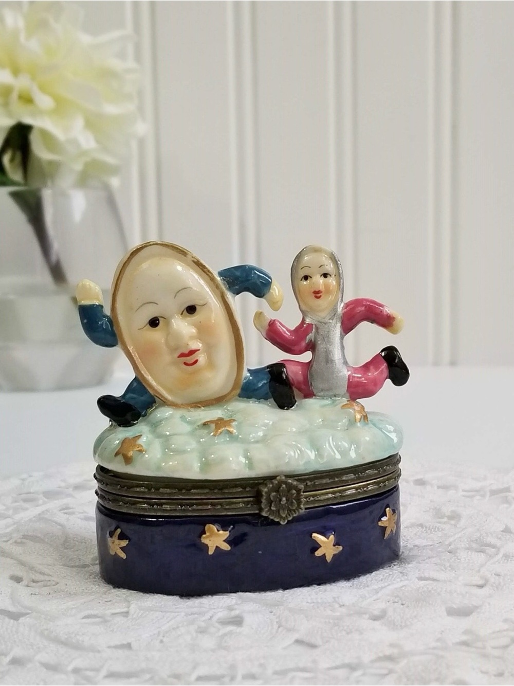 ✨🌙Vintage Nursery Rhyme Trinket Box